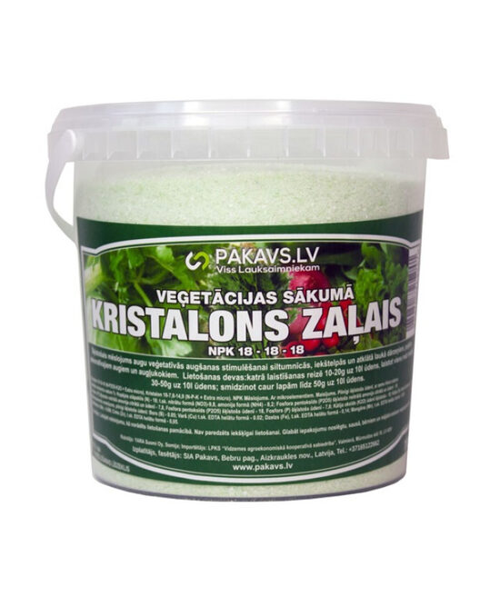 Kristalons Zaļais 1kg